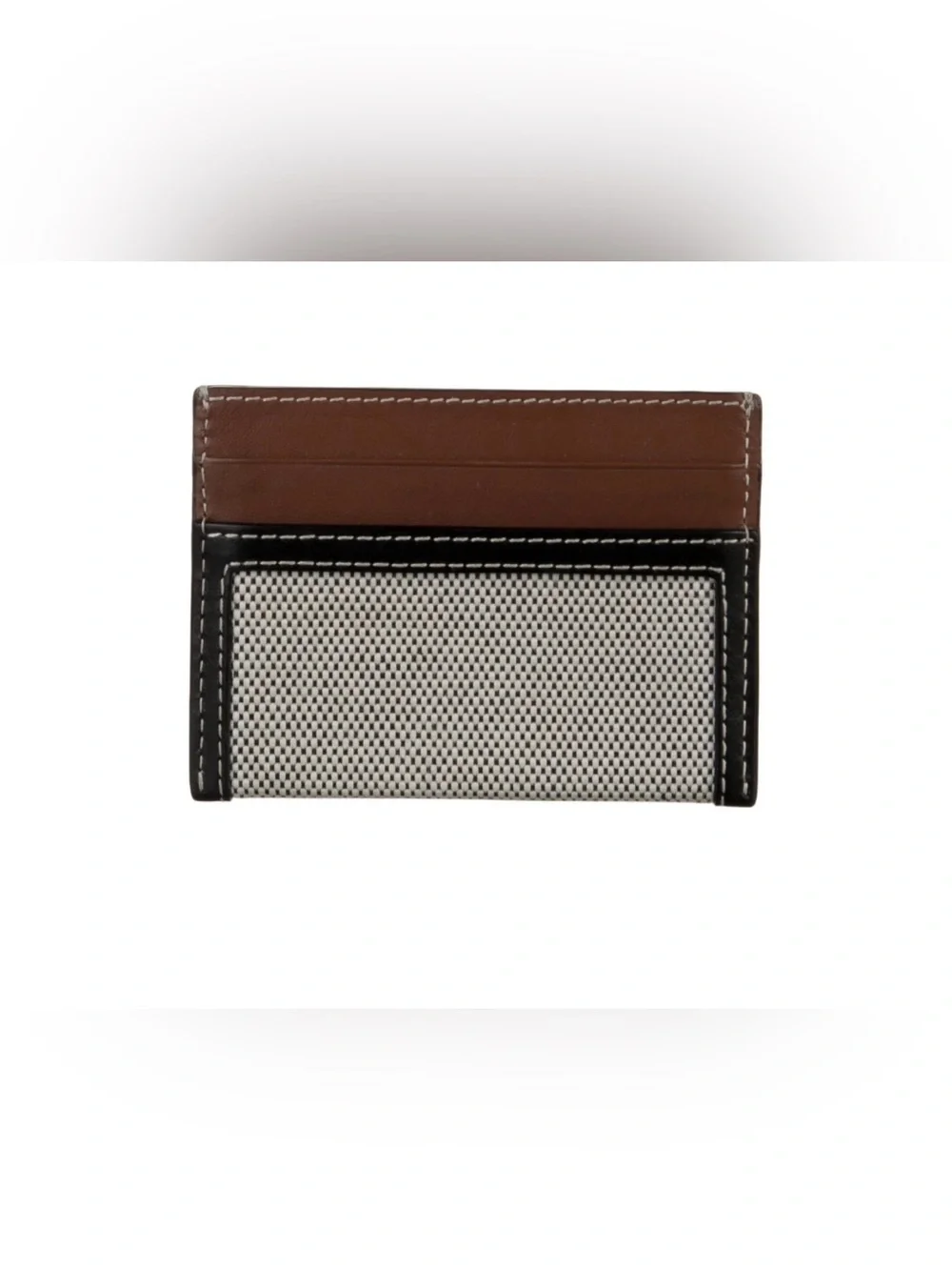 Burberry Sandon Horseferry-Print Canvas and Leather Card Case